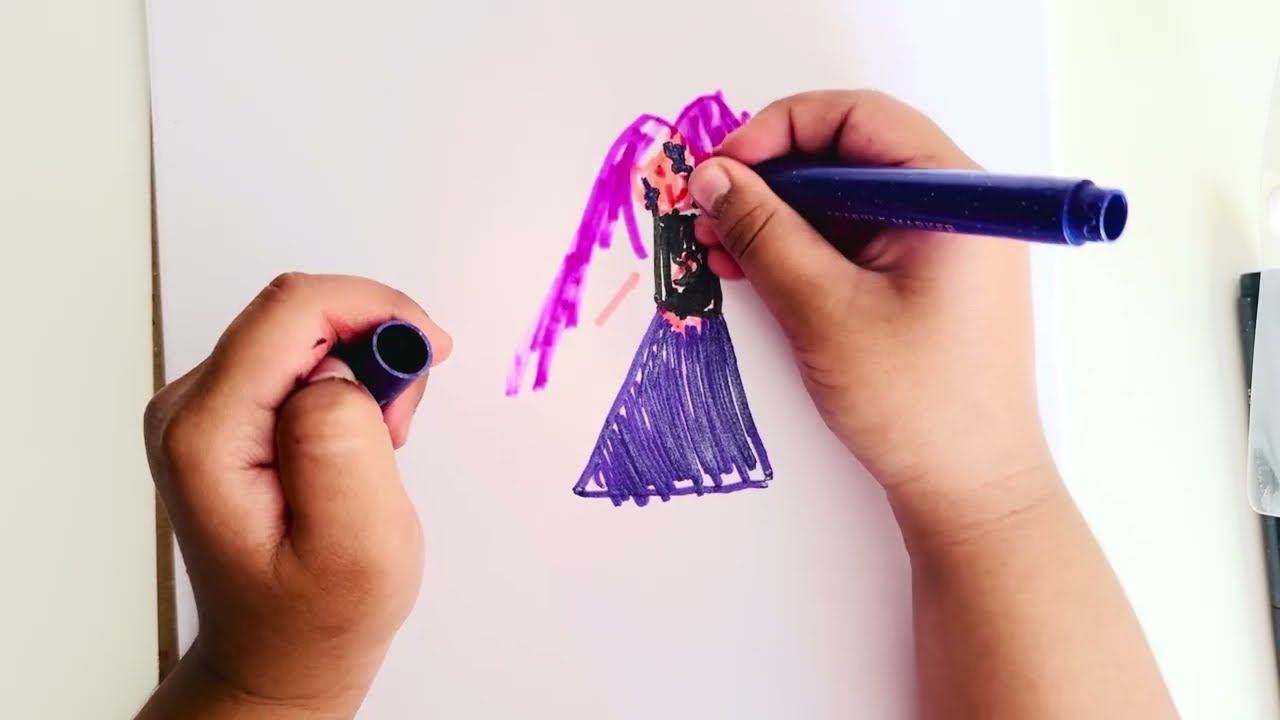 Little Artist Drawing || 