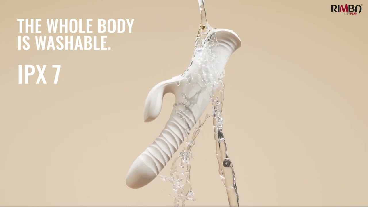 ZALO MOSE 2 – Rabbit-Vibrator mit Stoßfunktion – Elfenbeinweiß