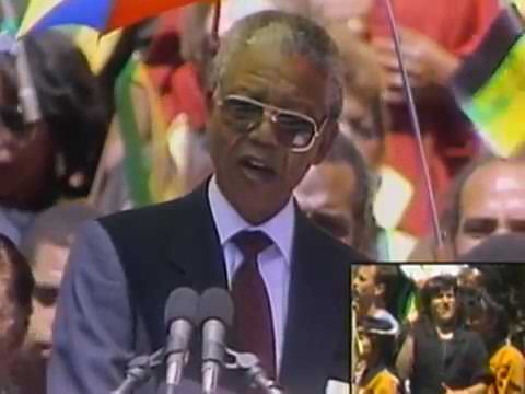 Mandela thanks ILWU Local 10 for Anti-Apartheid Action