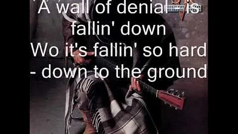 Wall of Denial - Stevie Ray Vaughan - In Step - 1989 lyrics (HD)