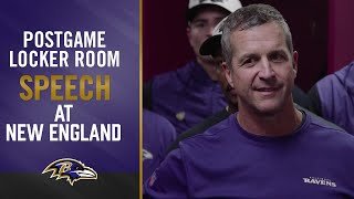 John Harbaugh Quotes Malcolm X in Locker Room After Beating Patriots | Baltimore Ravens