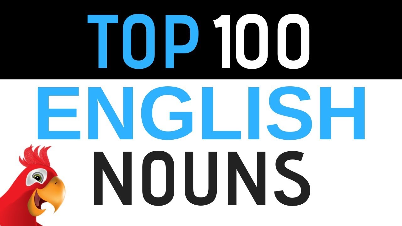 Инглиш 100. Most common Nouns in English.