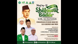 (Live) Haul Ke- 51 Sang Penggubah Sholawat Badar KHR. Ali Manshur Part 1