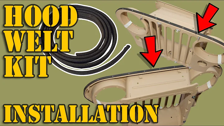 Restore your Willys Jeep | Hood welt kit installation | M38A1