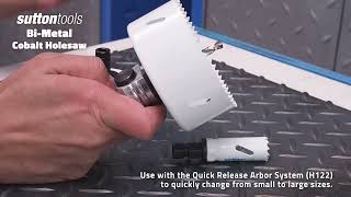 Sutton Tools bi-metal hole saws built for precision and durability