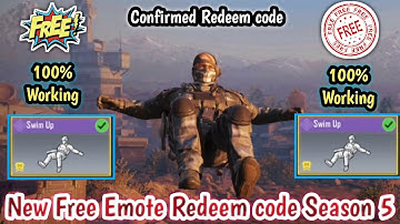 How To Get Free Emote in codm | New Emote Redeem code codm June 2021 | Season 5 Free Emote codm 2021