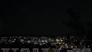 Timelapse Cam 2 - Natt til 31. august 2020