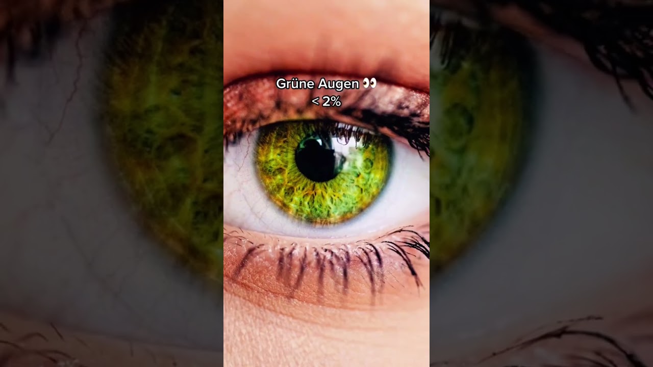 Die seltensten Augenfarben 👀😱 