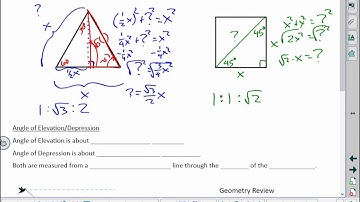Right Triangle Trigonometry Review Video Note Page 2