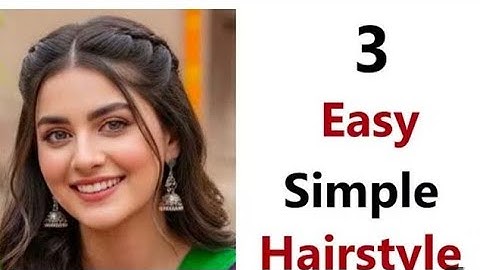 3 Very easy wedding hairstyles for girls //  Cute hairstyles for long hair// Hair style girl simple
