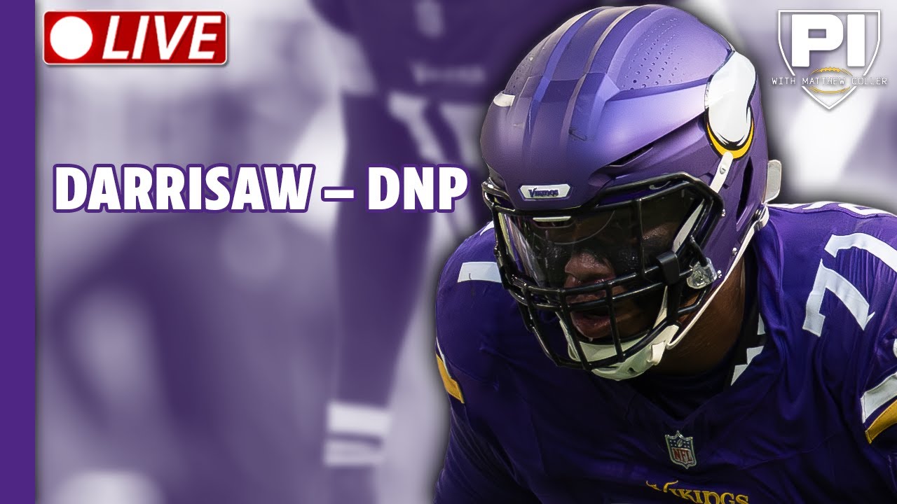 Darrisaw DNP? How many games can the Vikings win in 2025? Darrisaw DNP? How many games can the Vikings win in 2025?