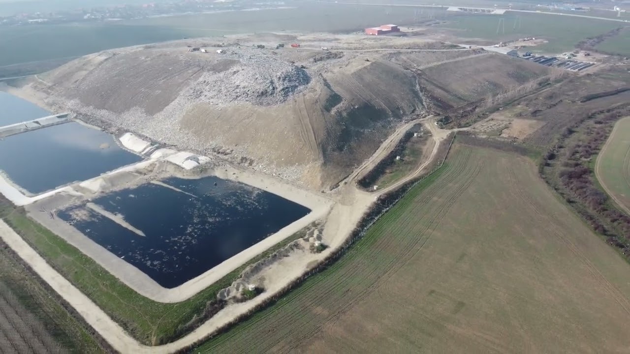 Muntele de gunoi Sintești - Vidra, Februarie 2025 (video fără copyright, poate fi utilizat liber)