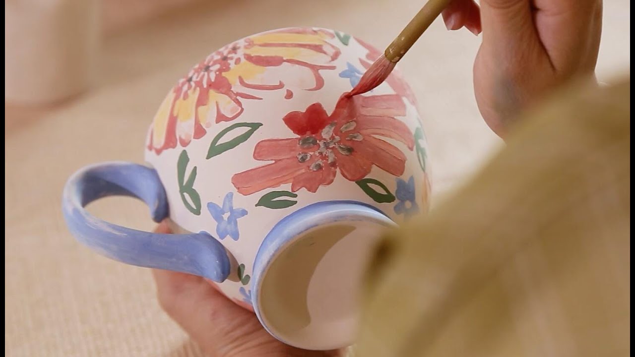 How handpainted mug is made in Joyye?