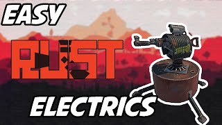 Rust | EASY Turret Electricity | For Beginners | *2021*