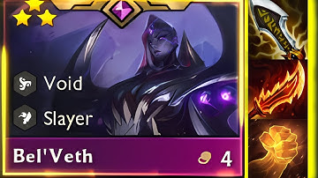 Belveth ⭐⭐⭐ 3 Star 6 Slayer with OP Build | Rift Herald ⭐⭐⭐ 3 Star | TFT SET 16