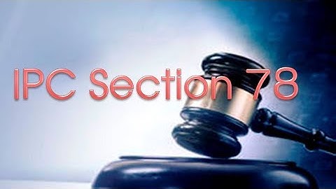 IPC Section 78 in telugu