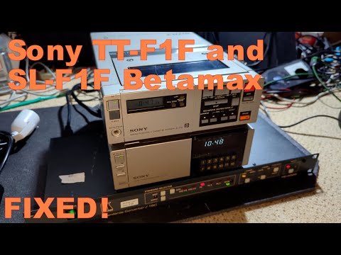 Sony TT-F1F plus more on the Sony SL-F1F Betamax - YouTube