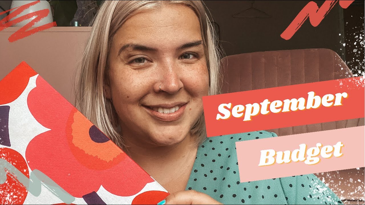 SEPTEMBER BUDGET My First Months Budget Debt Free Journey UK YouTube