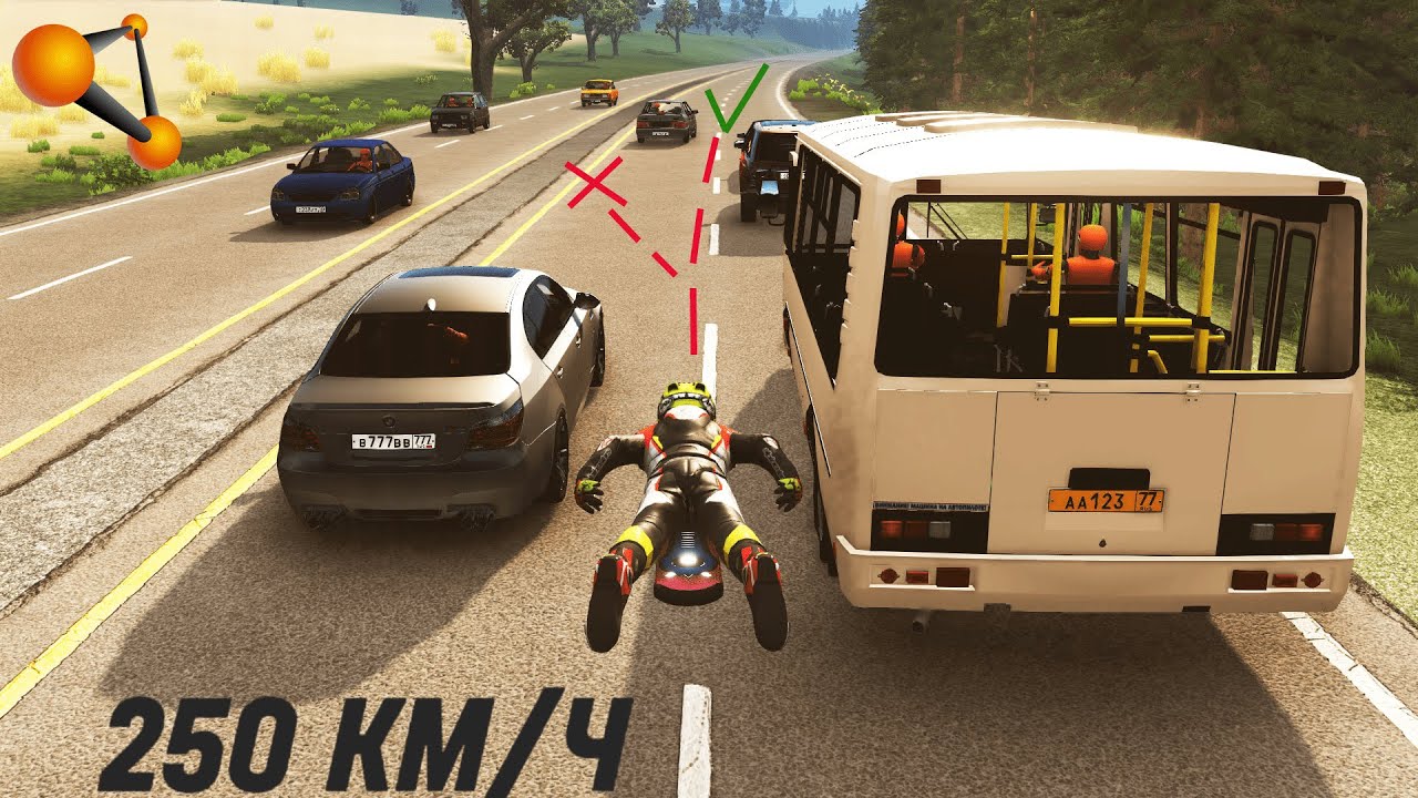 ШАШКИ В ВОЗДУХЕ! ЛЕТАЮЩИЙ СКЕЙТБОРД НА ТРАССЕ | BeamNG.drive - YouTube