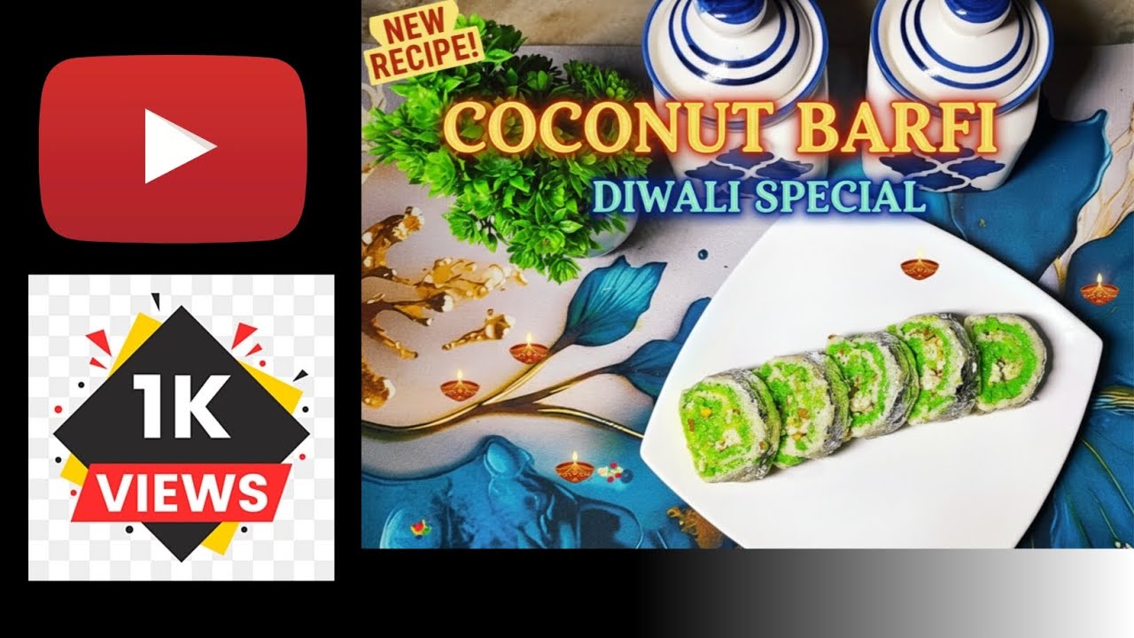Coconut Milk Barfi Diwali Special Recipe| Easy And Tasty Nariyal Barfi Recipe|