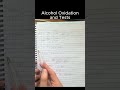 Alcohol Oxidation