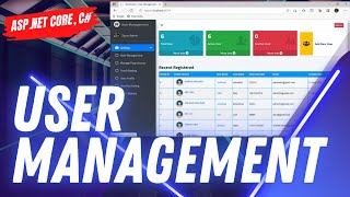 User Management, ASP.NET Core 10.0, IdentityCore, Entity Framework(EF) Code First, AdminLTE 3.0.5