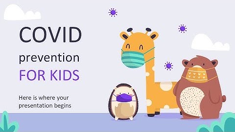 Covid Prevention for Kids PowerPoint Template & Google Slides Theme by GreatPPT.com