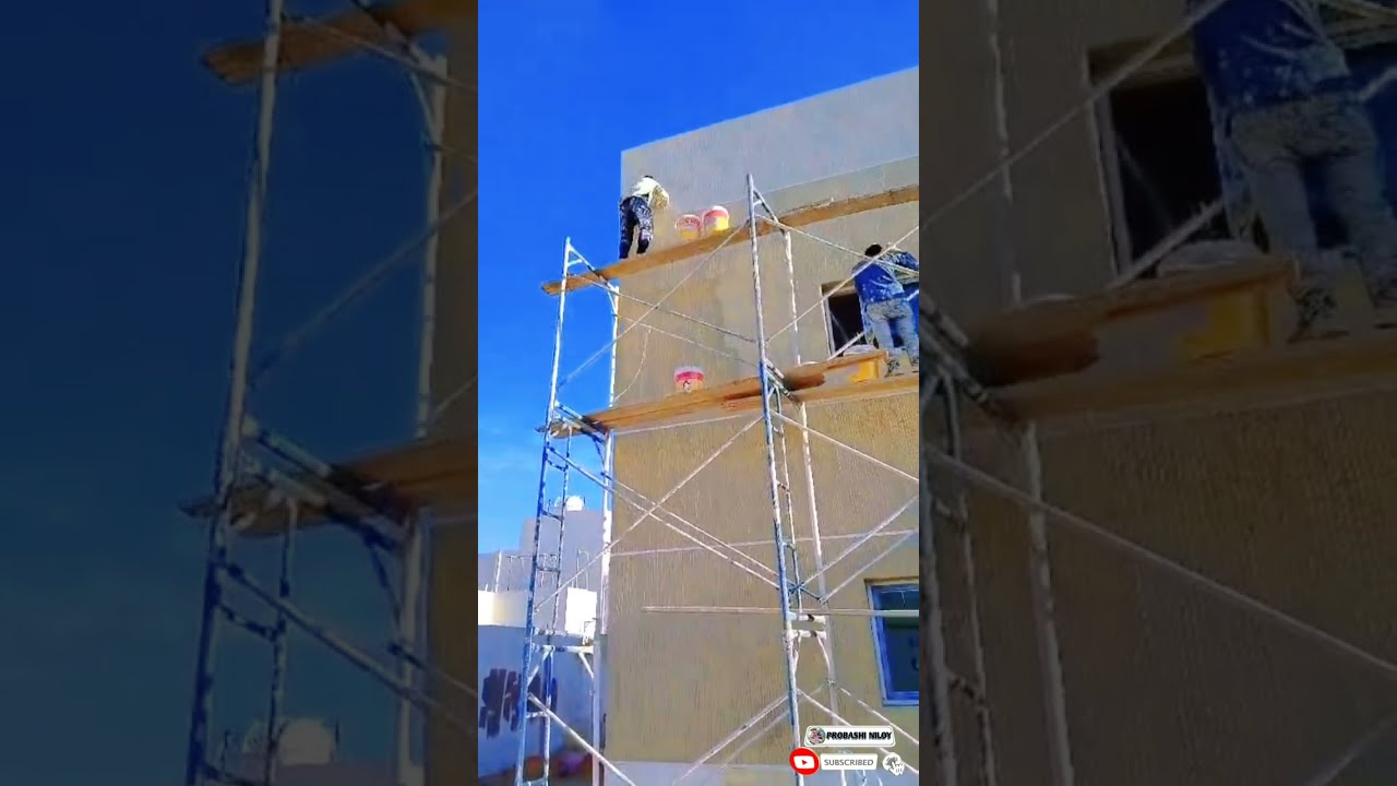 প্রবাসীরা কতটা কষ্ট করে,চিকালার মধ্যে।সৌদি আরবের রং এর কাজ,প্রোফাইল কীভাবে লাগাতে হয়। 