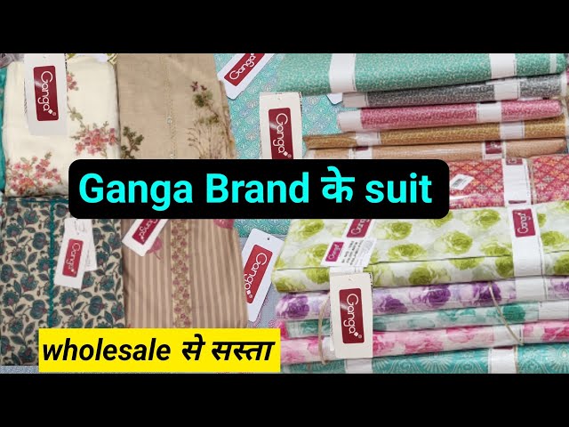 Ganga Gharana Pure Velvet Suit With Embroidery