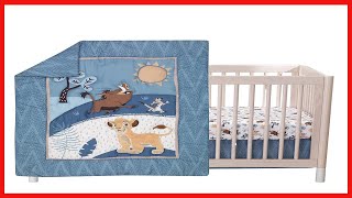 Lambs & Ivy Lion King Adventure 3Piece Baby Crib Bedding Set, Blue
