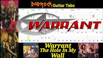The Hole In My Wall - Warrant - Guitar + Bass TABS Lesson