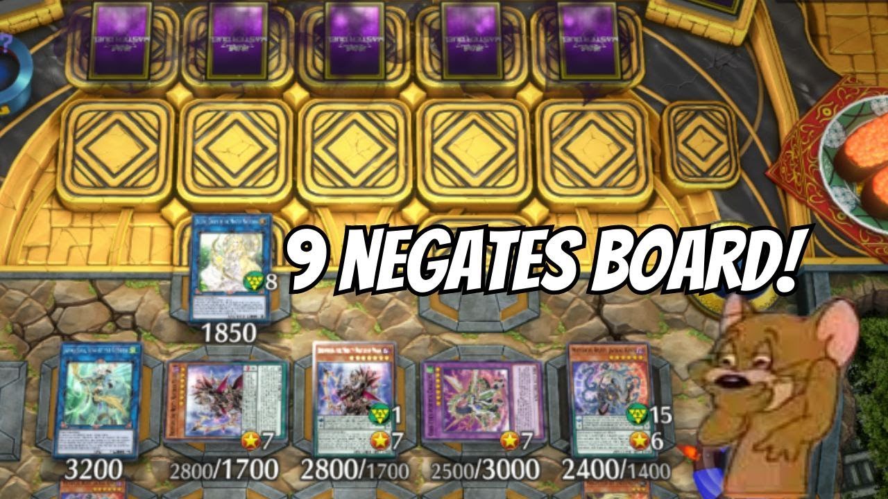 Endymion Negating The Hell Out Of Toxic Runick (9 Negates Board) | Yu-Gi-Oh! Master Duel