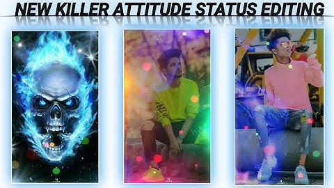 New killer attitude status editing | how to make attitude status | kinemaster video editing