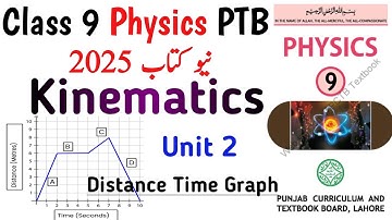 Class 9 Physics New Book PTB | Chapter 2 Kinematics Distance Time Graph  Numericals | Learning Zone