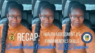 RECAP | November 2020 Session (4 of 14) at Chamberlain (virtual)