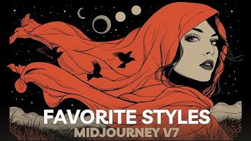 25 FAVORITE Midjourney v7 SREF Styles