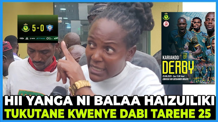 ELIZABETH YANGA:AWAPA ONYO SIMBA KUELEKEA KWENYE DABI ,KIPIGO KIPO PALE PALE