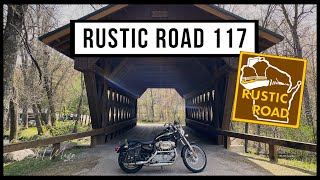 Wisconsin Rustic Road - Covered Bridge in Saxeville Motorcycle Ride