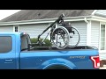 Demo  bruno pickup truck mobility scooter lift  wheelchair lift  superior van  mobility