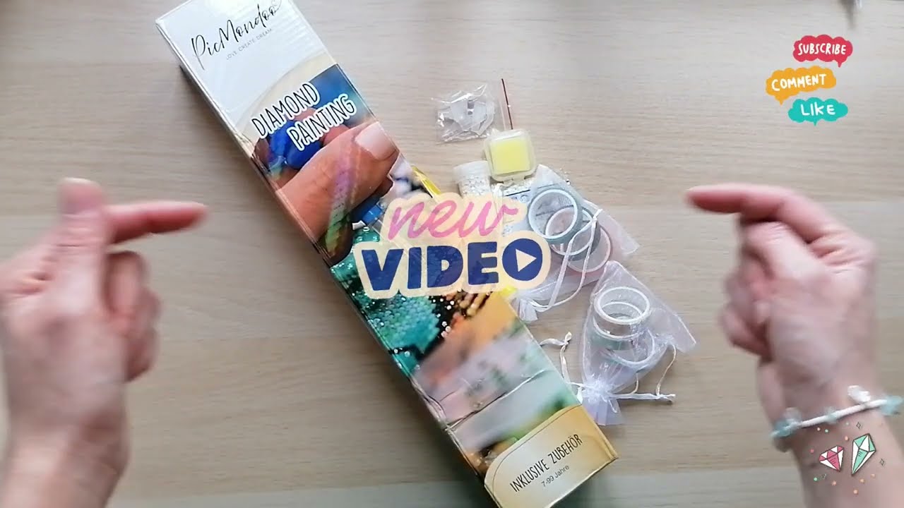 Diamond Painting 💎 47. Haul 👜 Picmondoo 💎 Zubehör ⚪◻️🖊️ Gamer 🎮