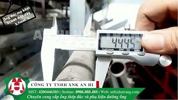 ỐNG ĐÚC MẠ KẼM SCH40 PHI 42 DÀY 3 7MM