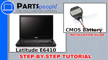 Dell Latitude E6410 CMOS Battery How-To Video Tutorial