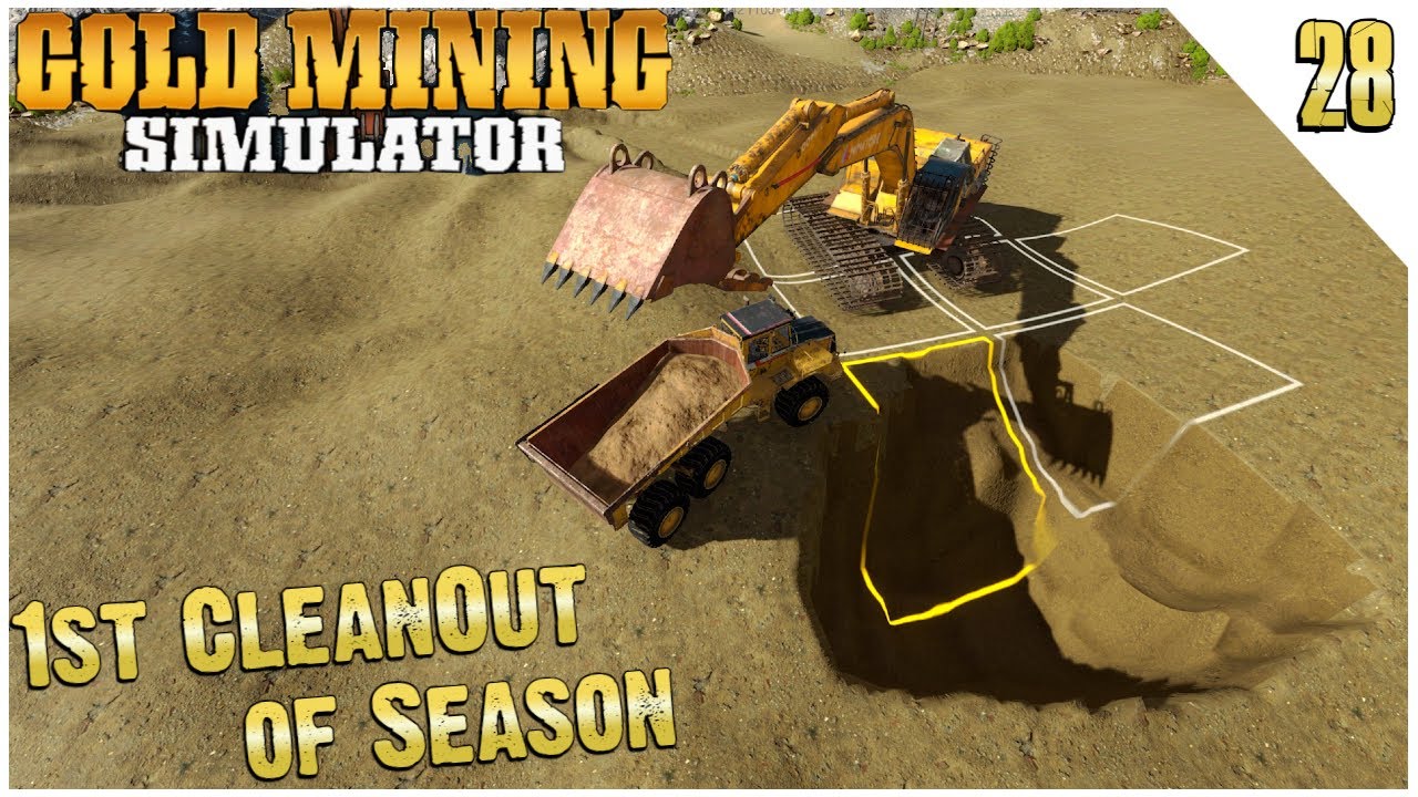 First Clean Out of Spring [S02 D01] | Gold Mining Simulator | Ep 28 ...