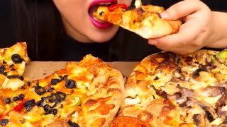 Pizza and Chicken Wings Mukbang | Delicious Pizza, Crispy Wings and Great Food @lishh-asmr8158 