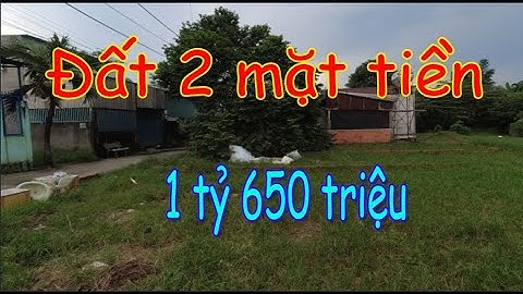 Đất 2 mặt tiền giá 1,65 tỷ | bán đất hóc môn | đất xuân thới sơn hóc môn