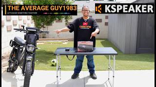 The K Speaker K2 Motorcycle Speaker Unboxing, Installation & Sound Test
