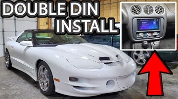 How to Install Double Din Radio in Pontiac Firebird Trans Am WS6