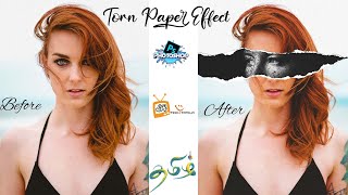 Torn Paper Effect in Photoshop (தமிழ்)