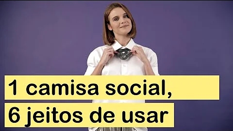 Como usar gola de camisa feminina?