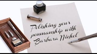 Polishing your penmanship with Barbara Nichol